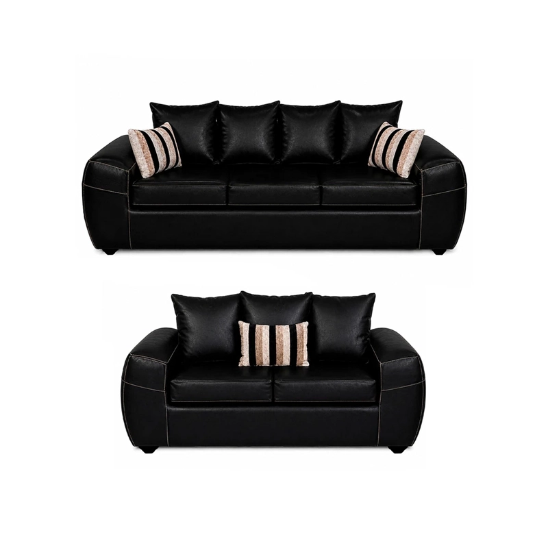 JUEGO DE LIVING ELEGANT DETAIL HOUSTON PU 3-2 - 2