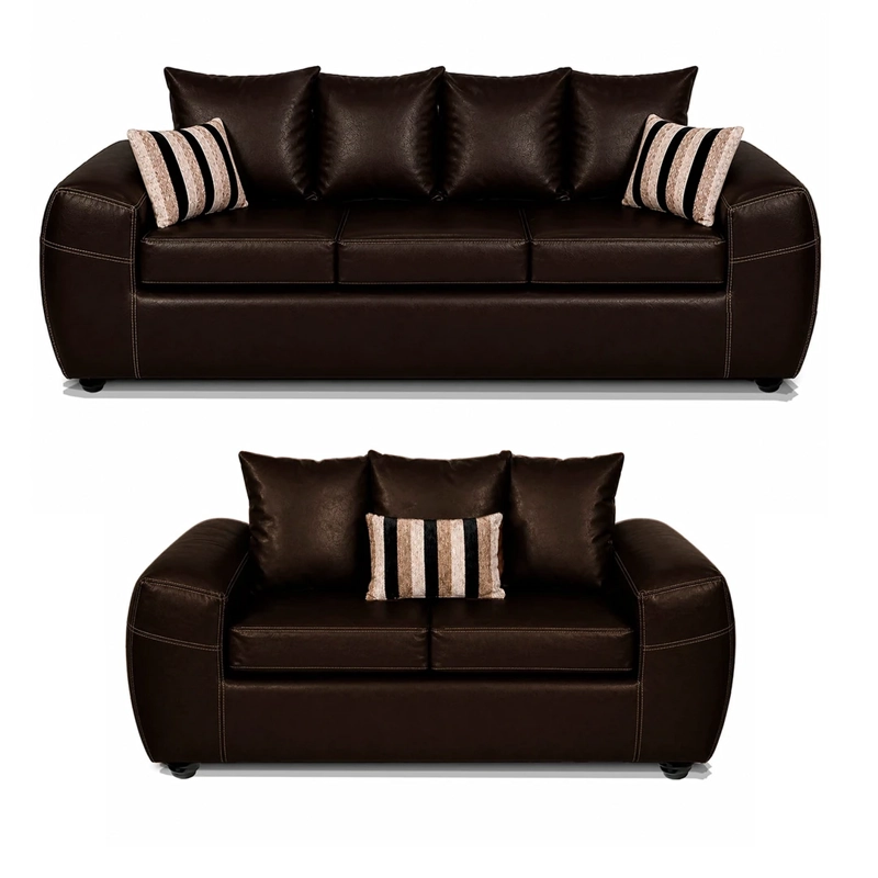 JUEGO DE LIVING ELEGANT DETAIL HOUSTON PU 3-2 - 2