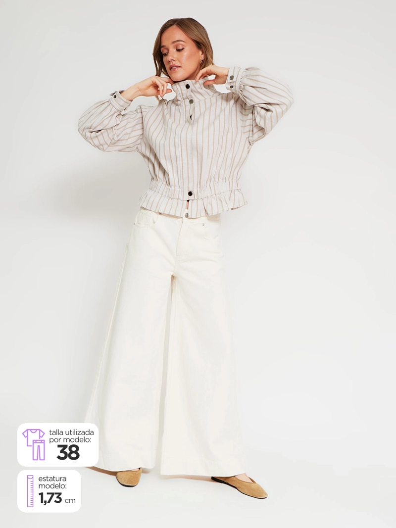 JEANS MUJER MARQUIS ALGODÓN EXTRA WIDE LEG - 1