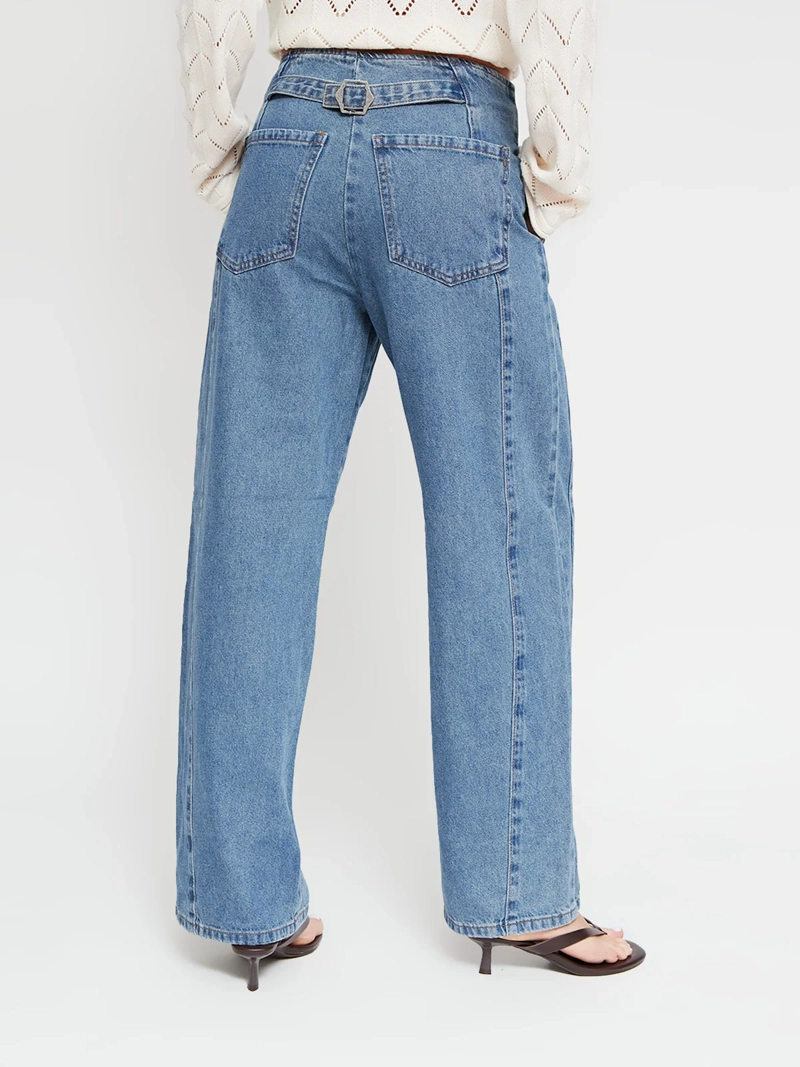 JEANS MUJER BARBADOS ALGODÓN BARREL - 3