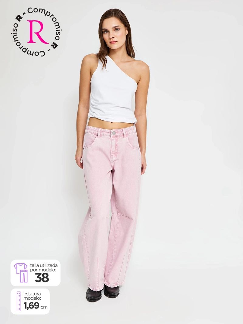 JEANS MUJER BARBADOS ALGODÓN BARREL