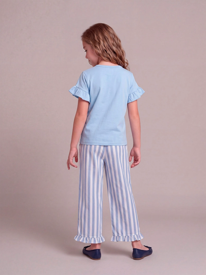 PANTALÓN NIÑA HARVEST FIT BOMBACHO LINO - 2