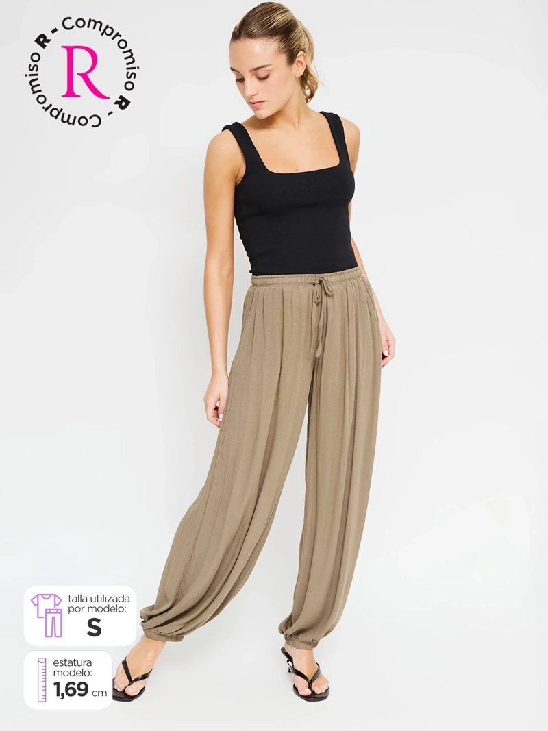 PANTALÓN MUJER INDEX BOMBACHO - 1