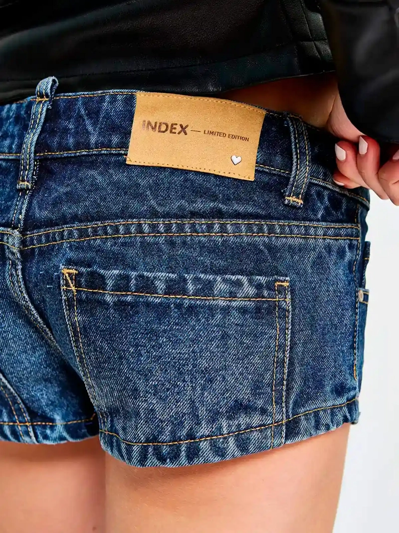 MICRO SHORT MUJER INDEX DENIM - ELEGIDOS TINI - 5