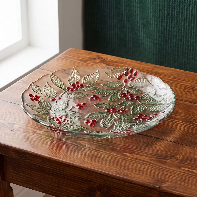 PLATO DE POSTRE RIPLEY HOME BERRIES ROJO