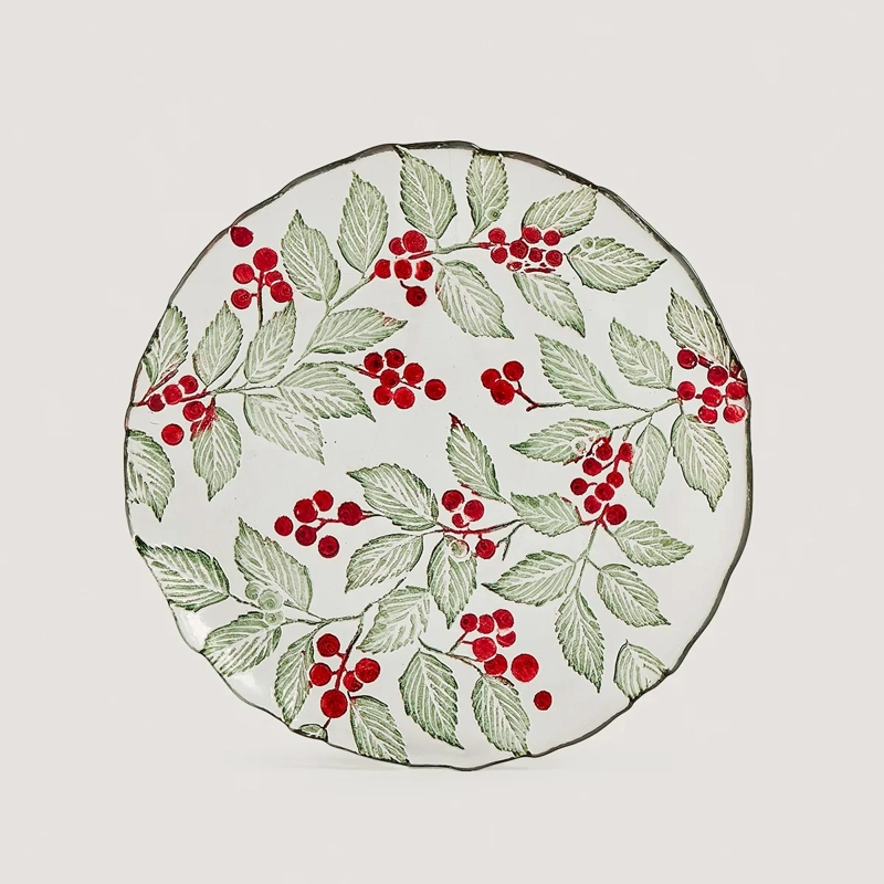 PLATO DE POSTRE RIPLEY HOME BERRIES ROJO - 2