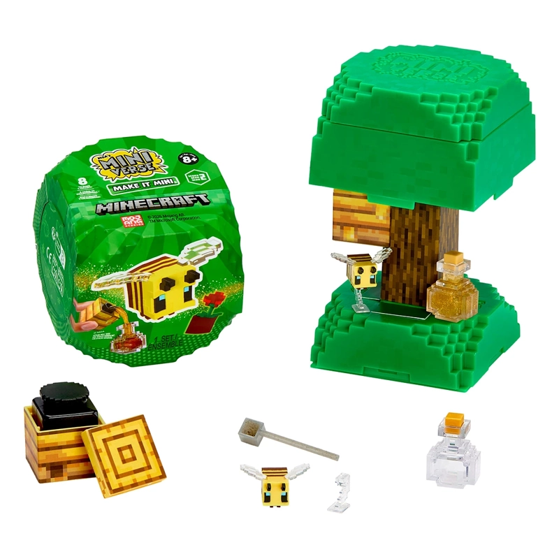 SET FIGURAS COLECCIONABLES MGA MINIVERSE MINI MINECRAFT S2 SURTIDO - 1