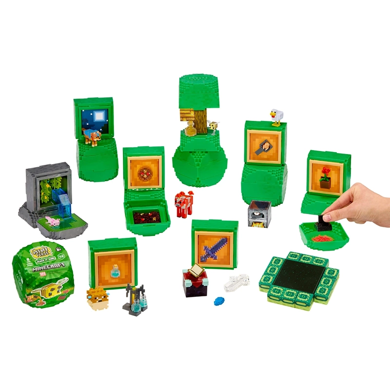 SET FIGURAS COLECCIONABLES MGA MINIVERSE MINI MINECRAFT S2 SURTIDO - 8