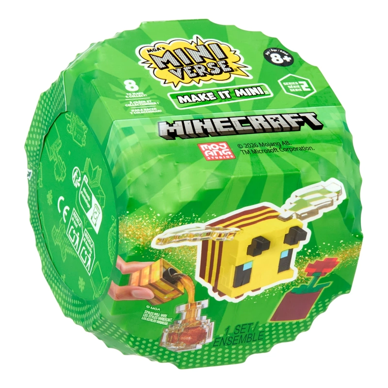 SET FIGURAS COLECCIONABLES MGA MINIVERSE MINI MINECRAFT S2 SURTIDO - 9