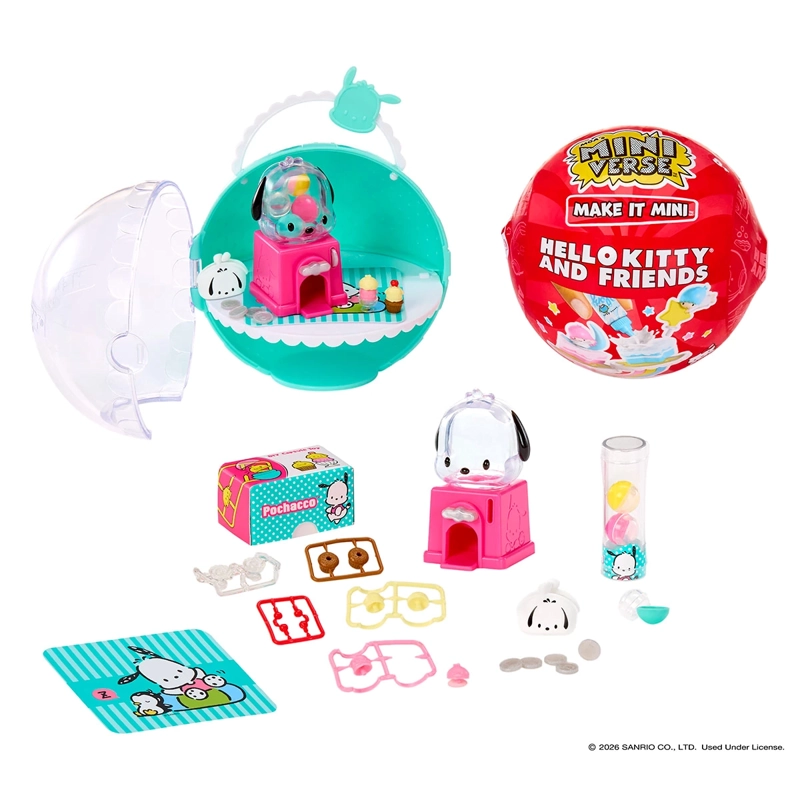SET FIGURAS COLECCIONABLES MINIVERSE MINI SANRIO HELLO KITTY S4 SURTIDO - 2