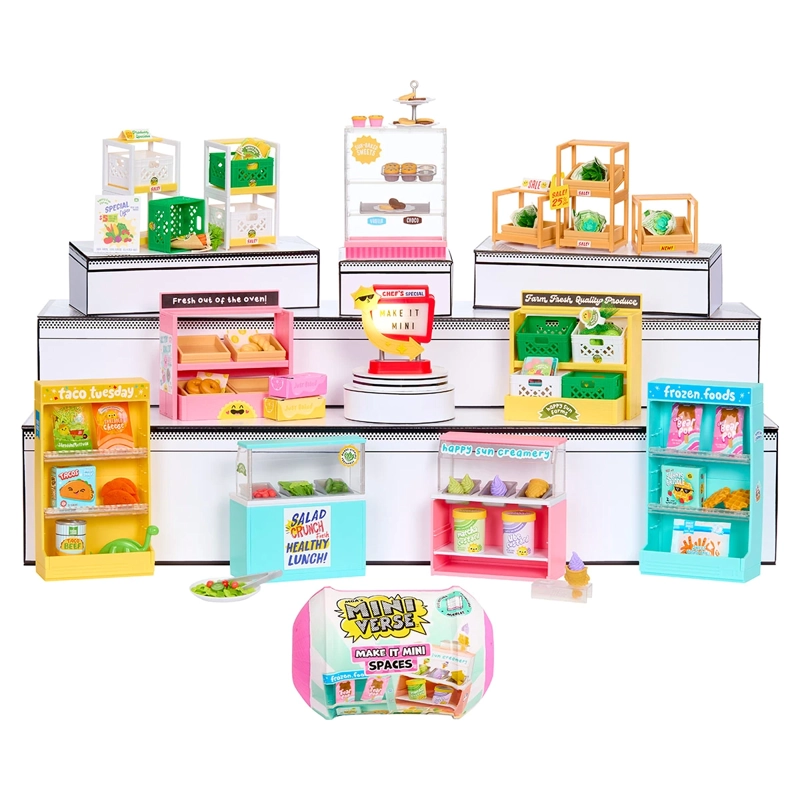 SET FIGURAS COLECCIONABLES MGA MINIVERSE SPACES FURNITURE PACK SURTIDO