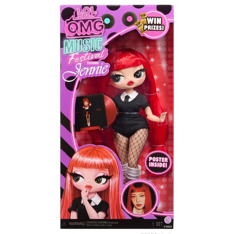 MUÑECA L.O.L SURPRISE O.M.G MUSIC FESTIVAL K-POP - JENNIE - 4