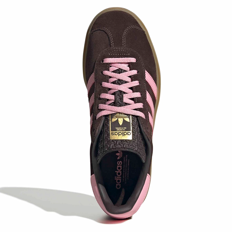 ZAPATILLAS MUJER ADIDAS ORIGINALS CASUALES CAFÉ GAZELLE BOLD - 5