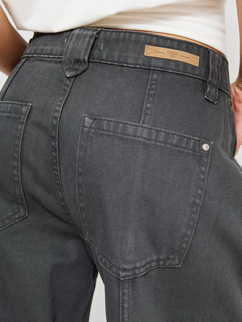 PANTALÓN MUJER INDEX ALGODÓN BALLOON - 4
