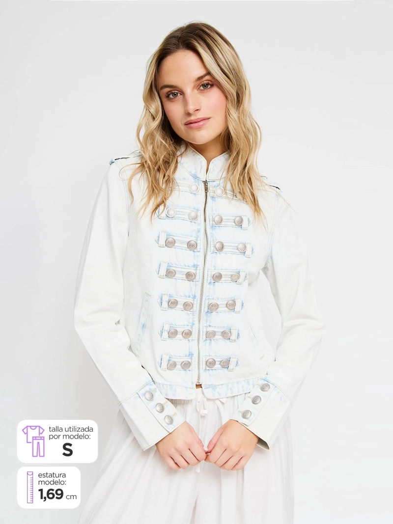 CHAQUETA MUJER INDEX ALGODÓN NAPOLEÓN