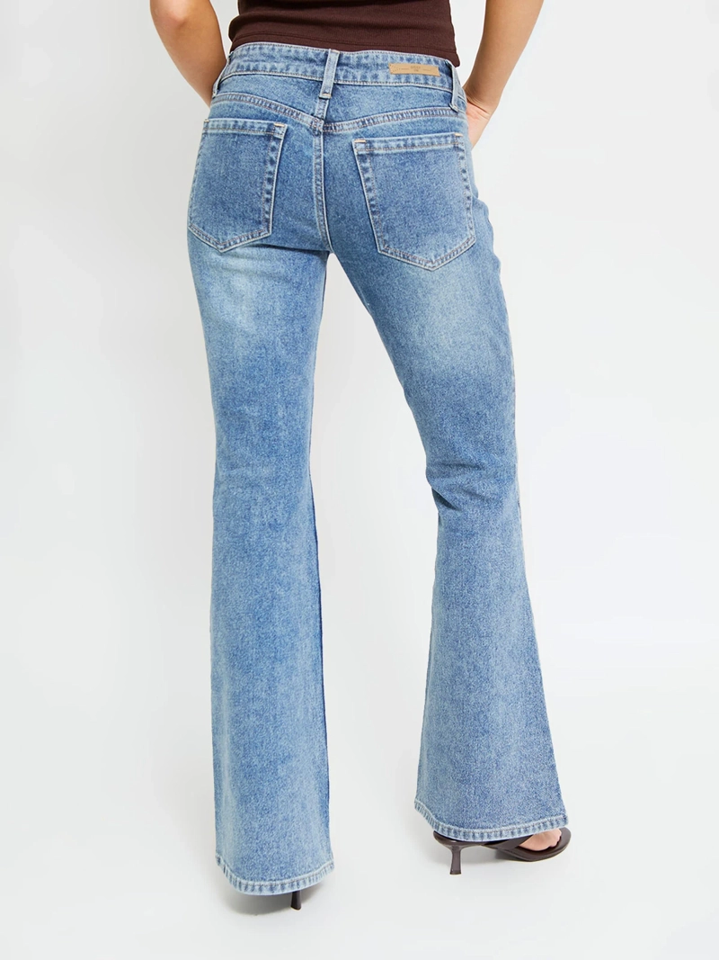 JEANS MUJER INDEX ALGODÓN AMARRAS - 3