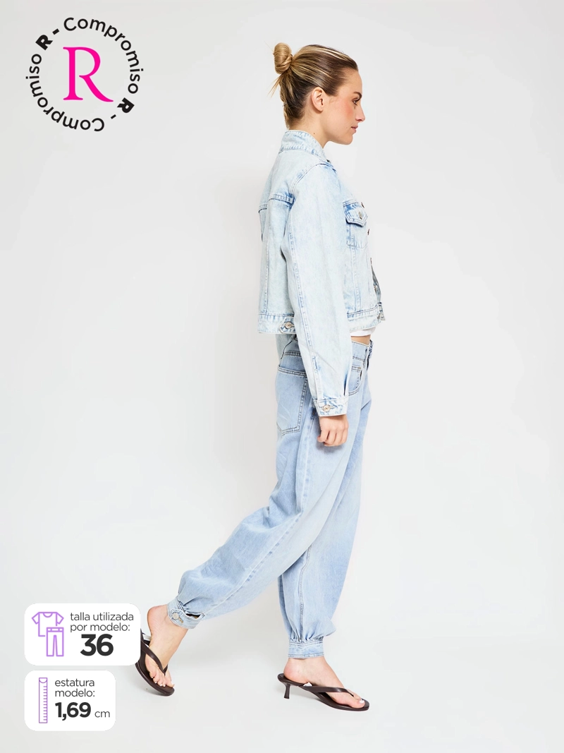 JEANS MUJER INDEX ALGODÓN BOMBACHO