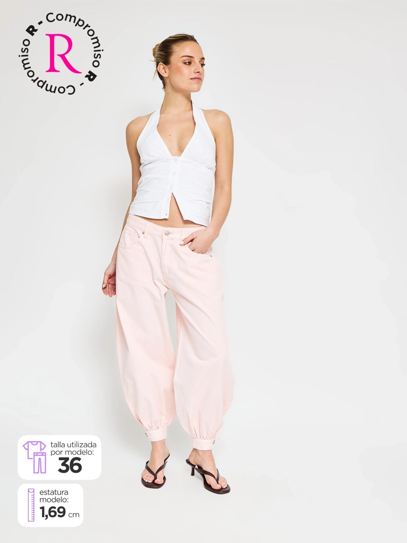 JEANS MUJER INDEX ALGODÓN BOMBACHO