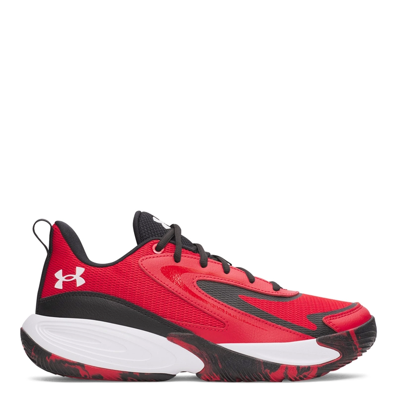 ZAPATILLAS HOMBRE UNDER ARMOUR BÁSQUETBOL ROJO UA LOCKDOWN 8 CUERO