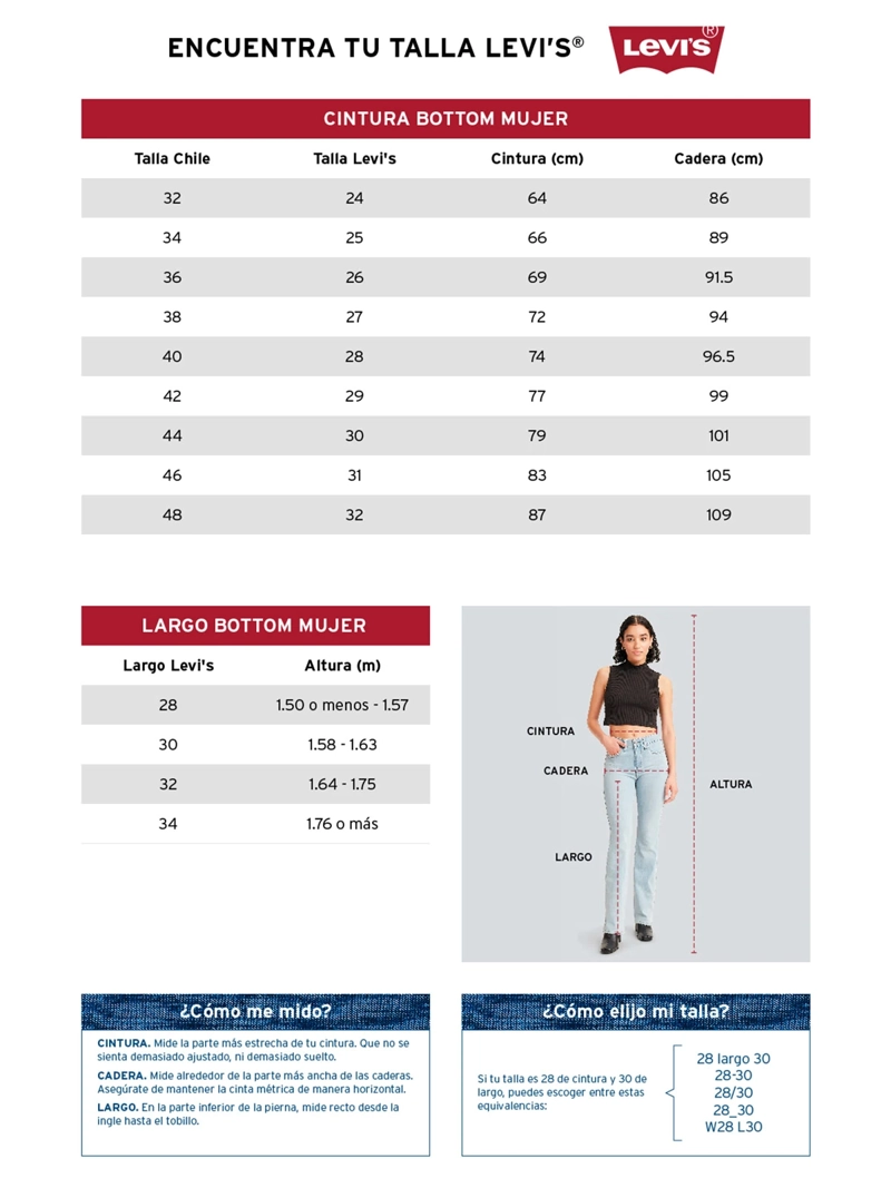 JEANS MUJER LEVI'S 726 HIGH RISE FLARE - 6