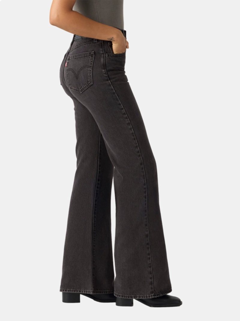 JEANS MUJER LEVI'S FLARE CINCH TIRO ALTO ALGODÓN - 4