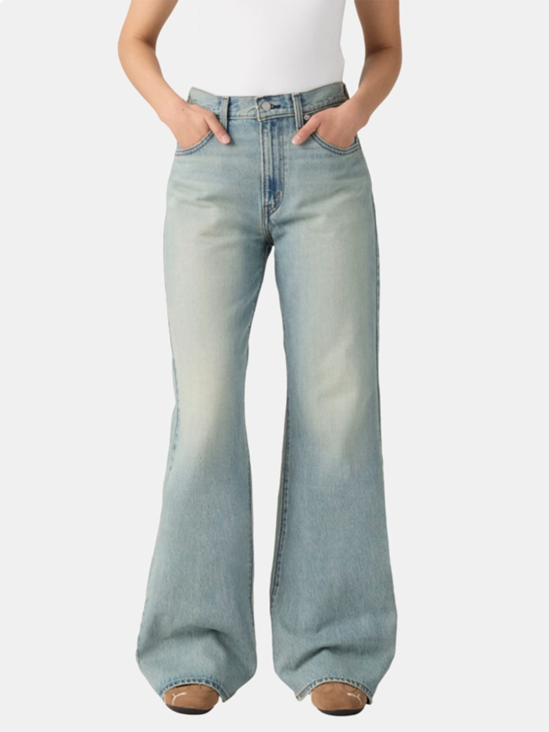 JEANS MUJER LEVI'S FLARE CINCH TIRO ALTO ALGODÓN - 2
