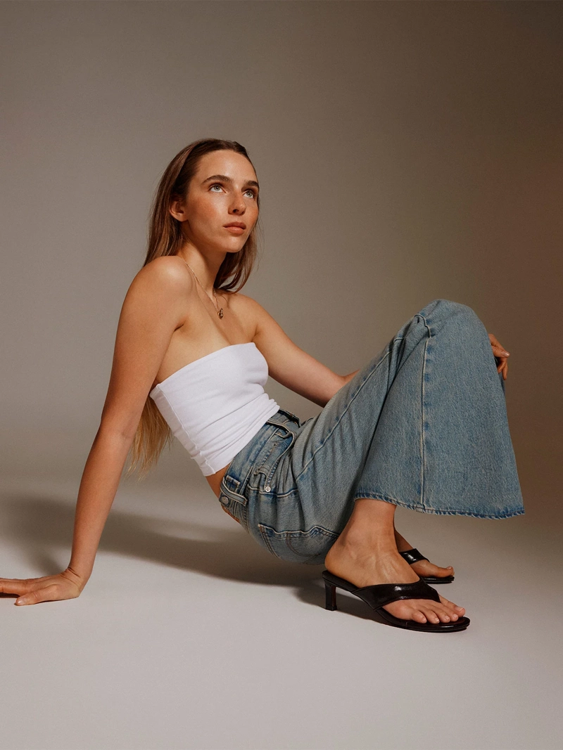 JEANS MUJER LEVI'S ALGODÓN FLARE TIRO ALTO - 2