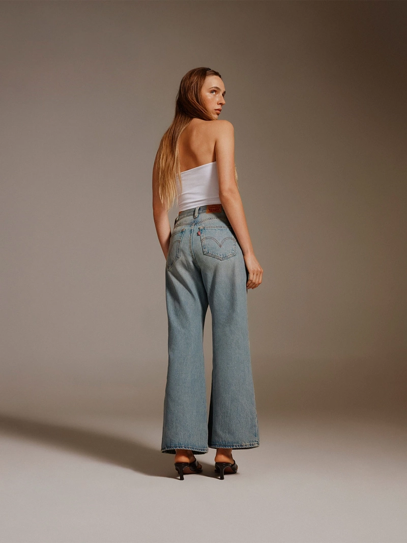 JEANS MUJER LEVI'S ALGODÓN FLARE TIRO ALTO - 3