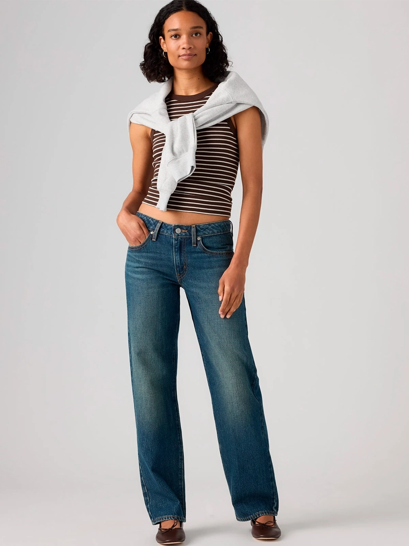 JEANS MUJER LEVI'S ALGODÓN SUPERLOW STRAIGHT
