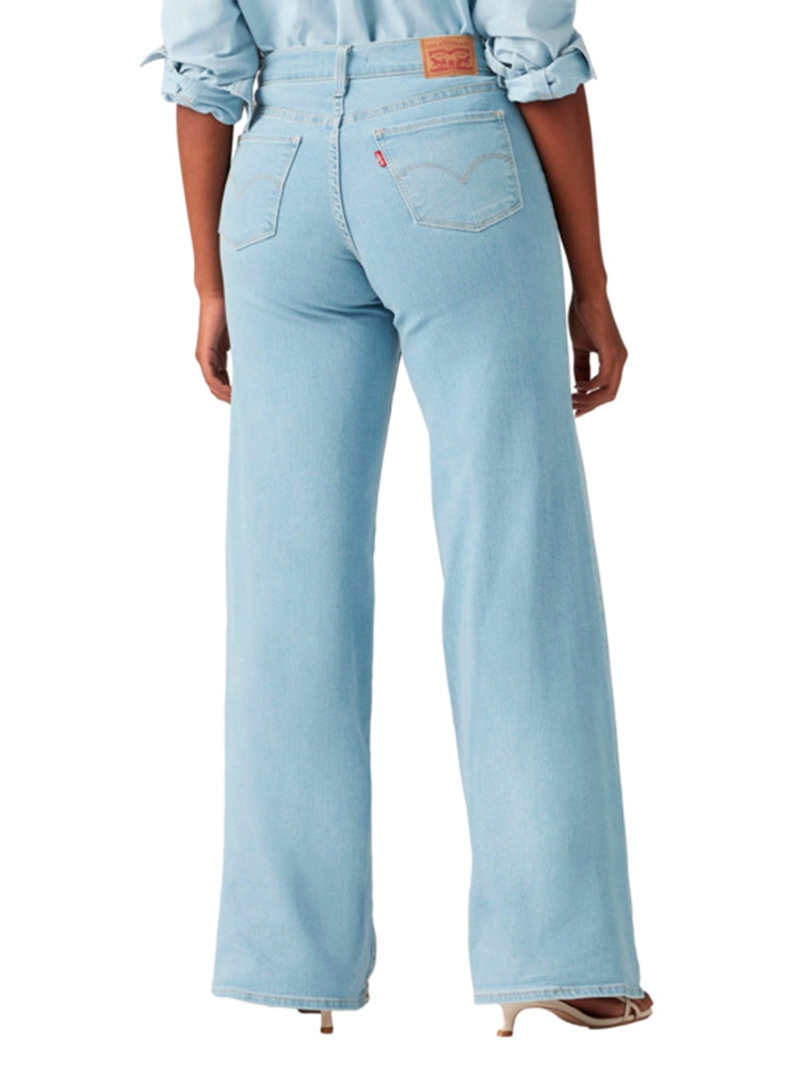 JEANS MUJER LEVI'S ALGODÓN 318 SHAPING WIDE LEG - 4