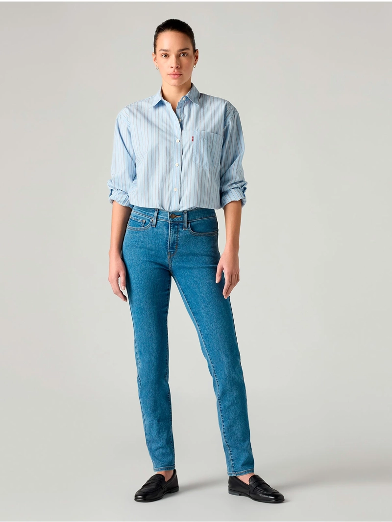 JEANS MUJER LEVI'S ALGODÓN 312 SHAPING SLIM - 1