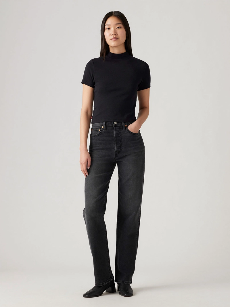 JEANS MUJER LEVI'S ALGODÓN RIBCAGE STRAIGHT