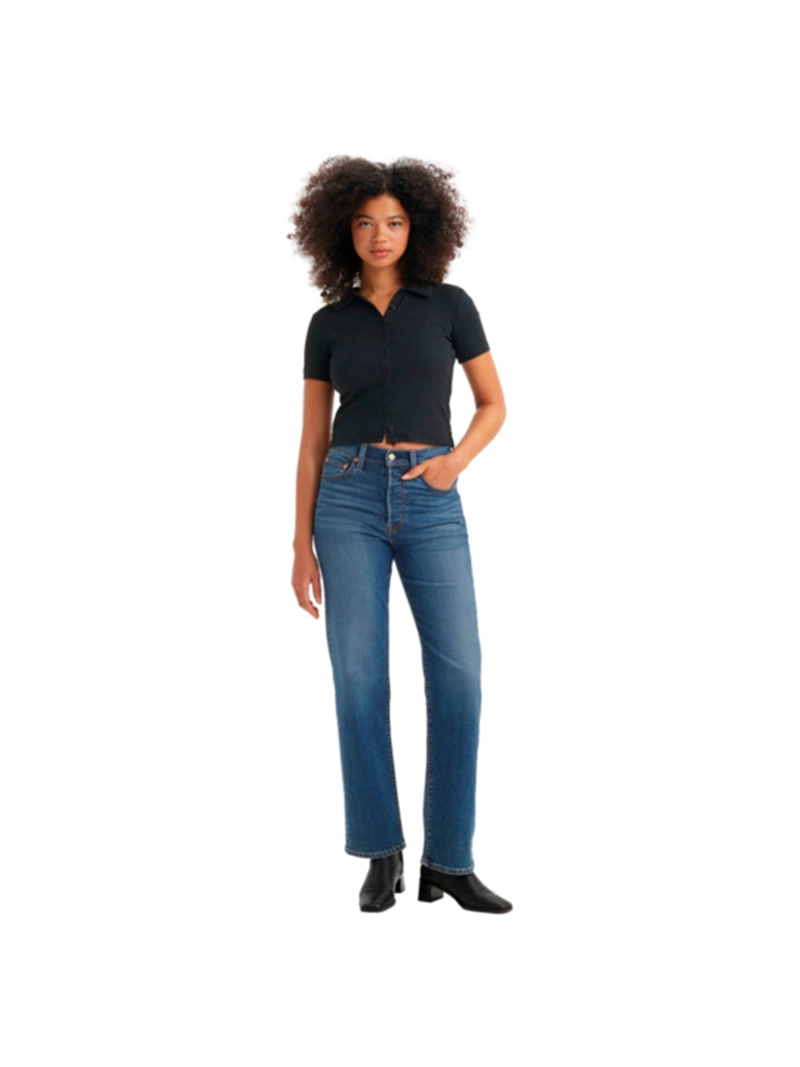 JEANS MUJER LEVI'S ALGODÓN RIBCAGE STRAIGHT