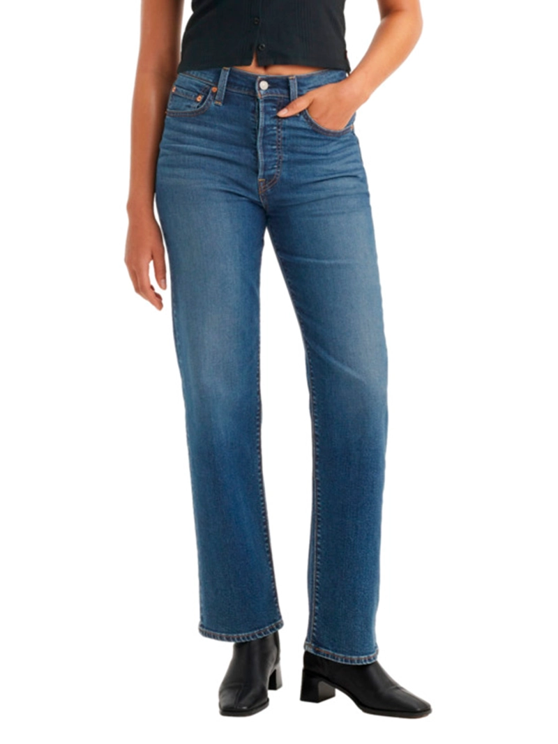 JEANS MUJER LEVI'S ALGODÓN RIBCAGE STRAIGHT - 2
