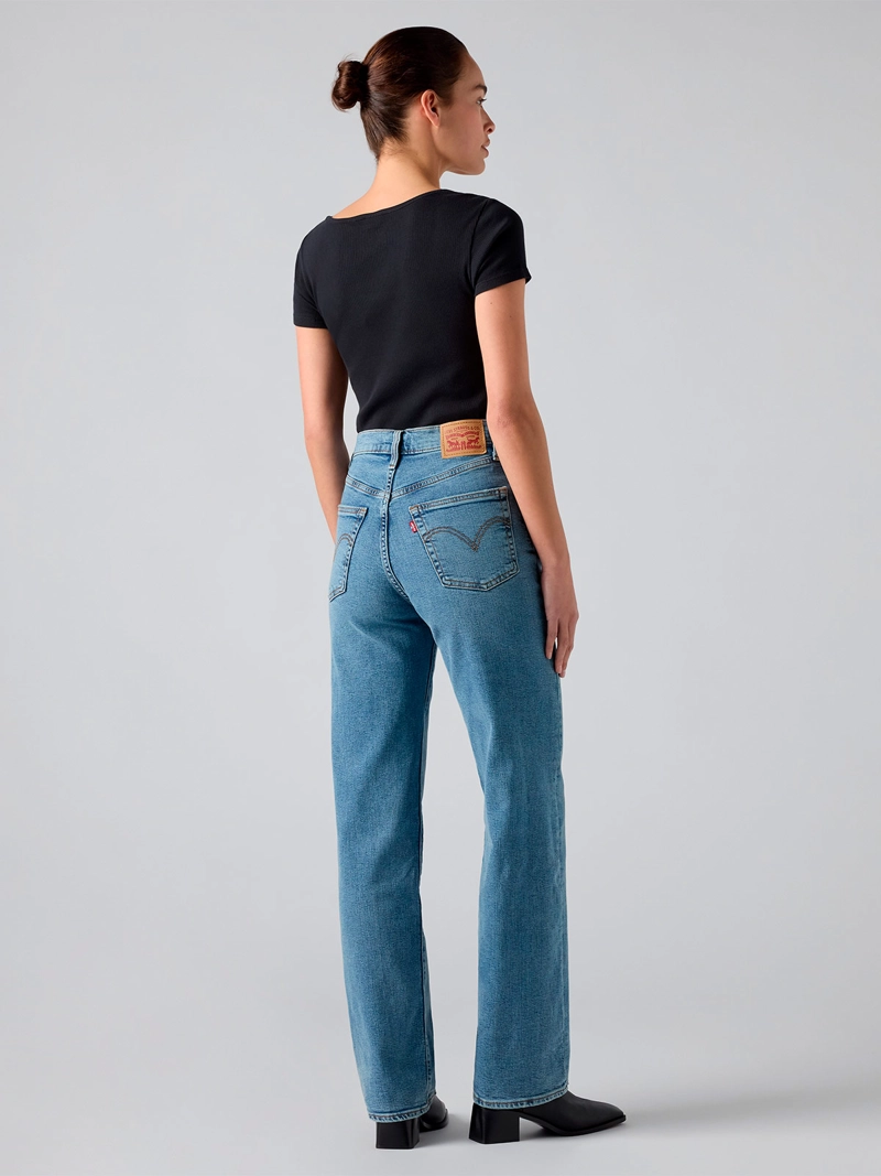 JEANS MUJER LEVI'S ALGODÓN RIBCAGE STRAIGHT - 3