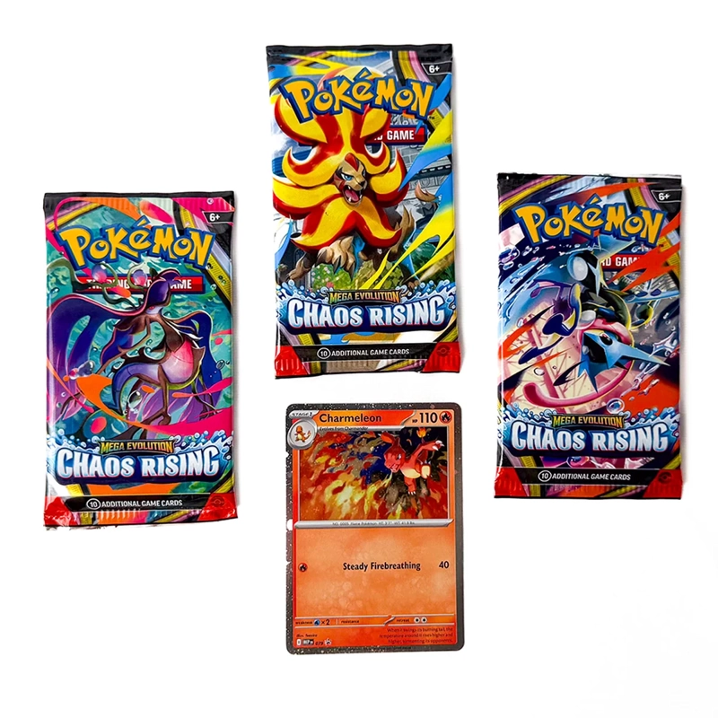 CARTAS POKEMON CHAOS RISING 3 PACK BLISTER EN - 1