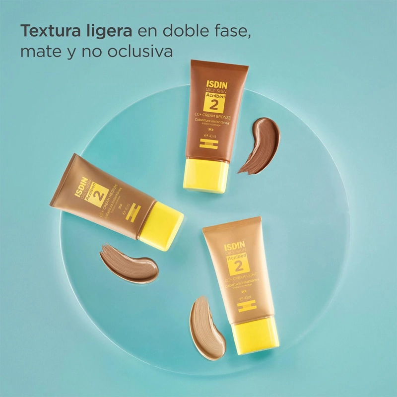 CREMA ANTIACNÉ ISDIN ACNIBEN CC+ CREAM BRONZE SPF30 40ML - 6