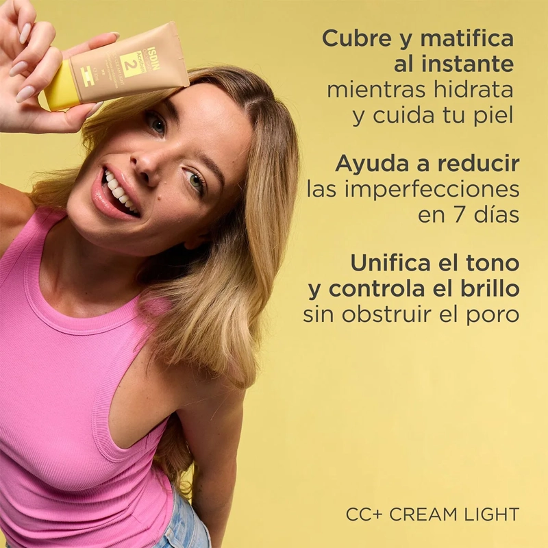 CREMA ANTIACNÉ ISDIN ACNIBEN CC+ CREAM LIGHT SPF30 40ML - 2