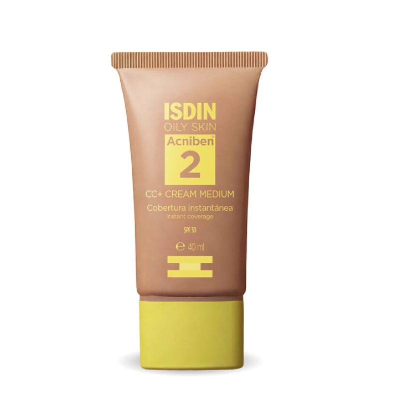 CREMA ANTIACNÉ ISDIN ACNIBEN CC+ CREAM MEDIUM SPF30 40ML - 1