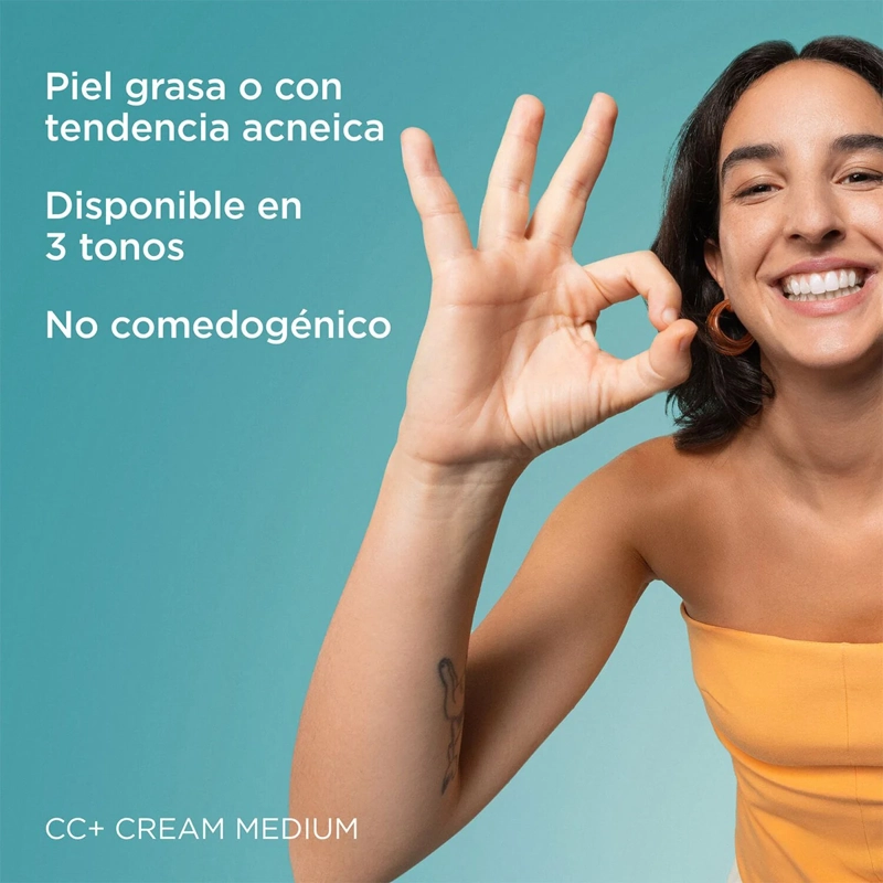 CREMA ANTIACNÉ ISDIN ACNIBEN CC+ CREAM MEDIUM SPF30 40ML - 3