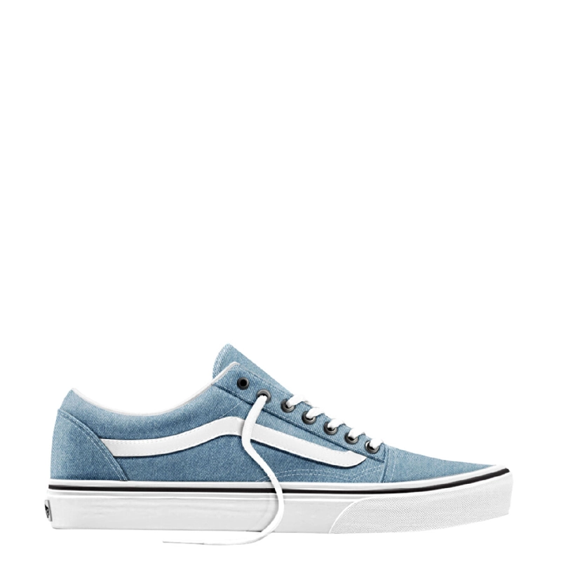 ZAPATILLAS MUJER VANS URBANAS AZUL OLD SKOOL  - 1