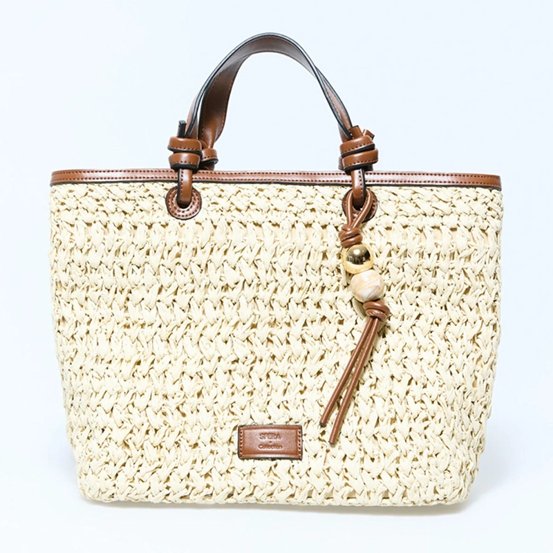 CARTERA SFERA RAFIA CRUDO - 1