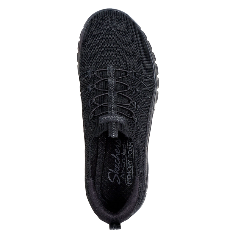 ZAPATILLAS MUJER SKECHERS CASUALES NEGRO GRACEFUL - 4