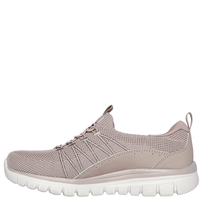 ZAPATILLAS MUJER SKECHERS CASUALES TAUPE GRACEFUL - 3