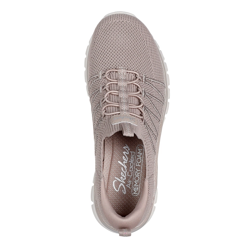 ZAPATILLAS MUJER SKECHERS CASUALES TAUPE GRACEFUL - 4