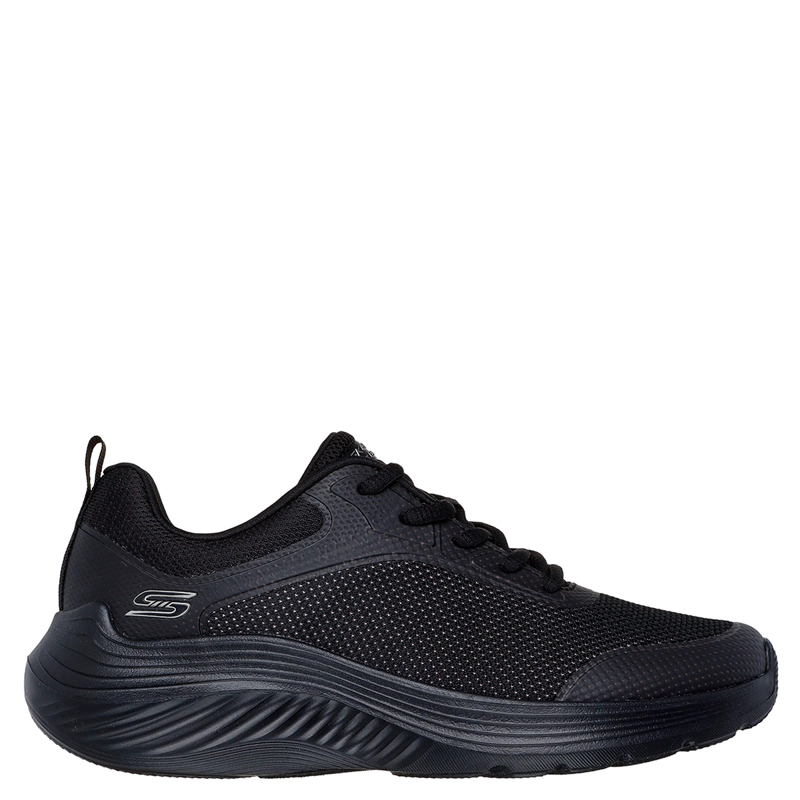 ZAPATILLAS MUJER SKECHERS CASUALES NEGRO BOBS SQUAD WAVES - 1