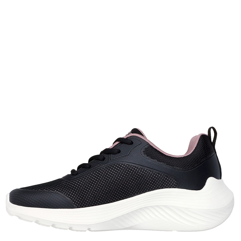 ZAPATILLAS MUJER SKECHERS CASUALES NEGRO BOBS SQUAD WAVES - 3