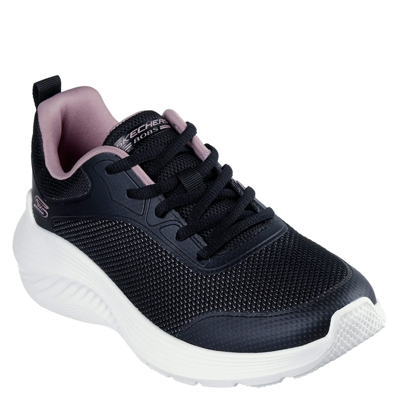 ZAPATILLAS MUJER SKECHERS CASUALES NEGRO BOBS SQUAD WAVES - 2