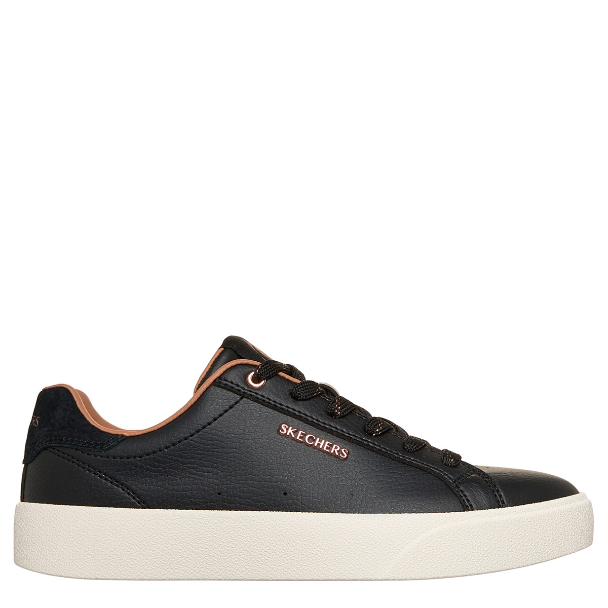 ZAPATILLAS MUJER SKECHERS CASUALES NEGRO BELMONT - 1