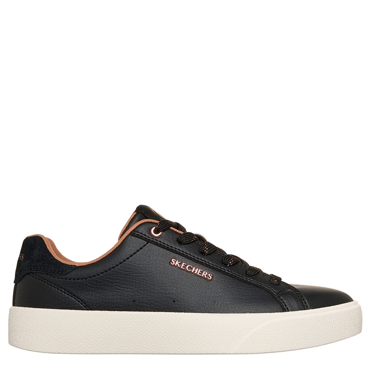 ZAPATILLAS MUJER SKECHERS CASUALES NEGRO BELMONT - 1
